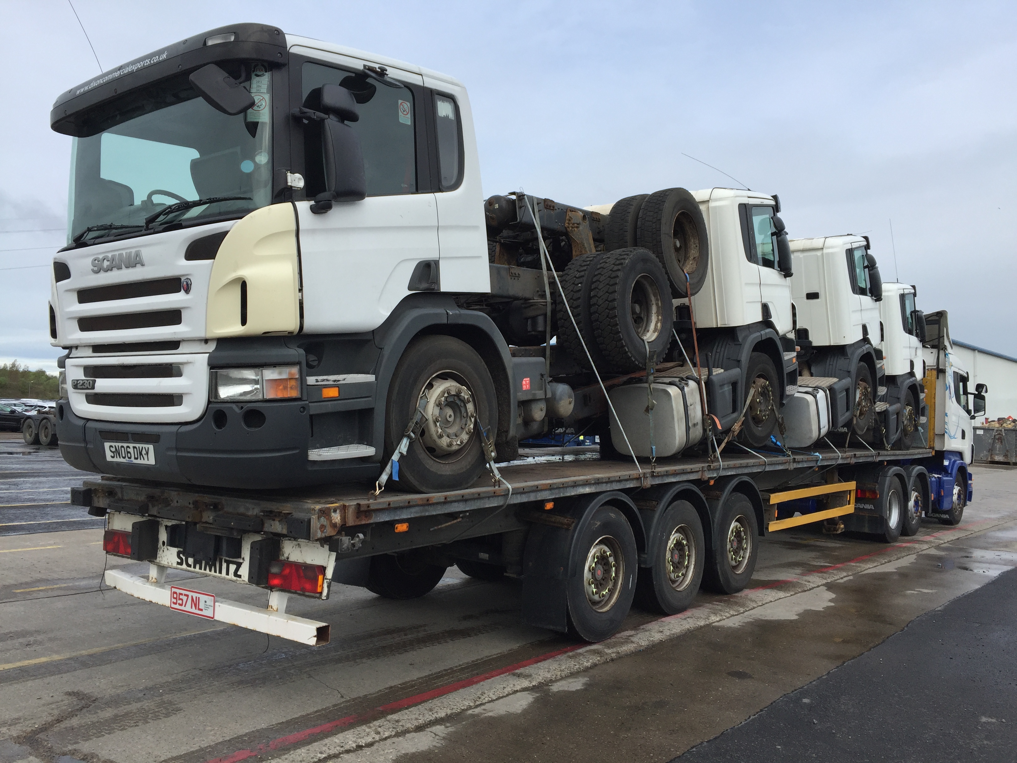 Loaded for delivery to the docks