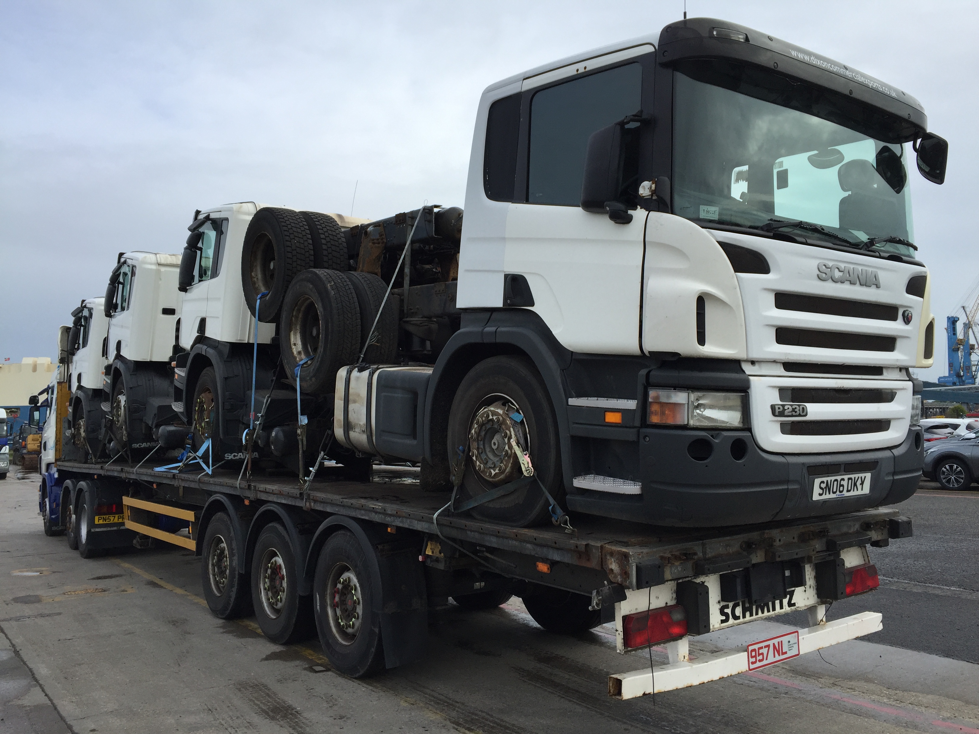 Loaded for delivery to the docks