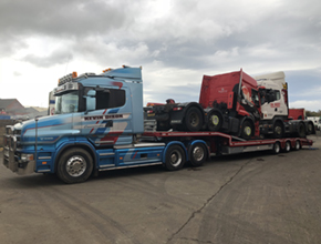 dixons scania t-cab lowloader 2 units